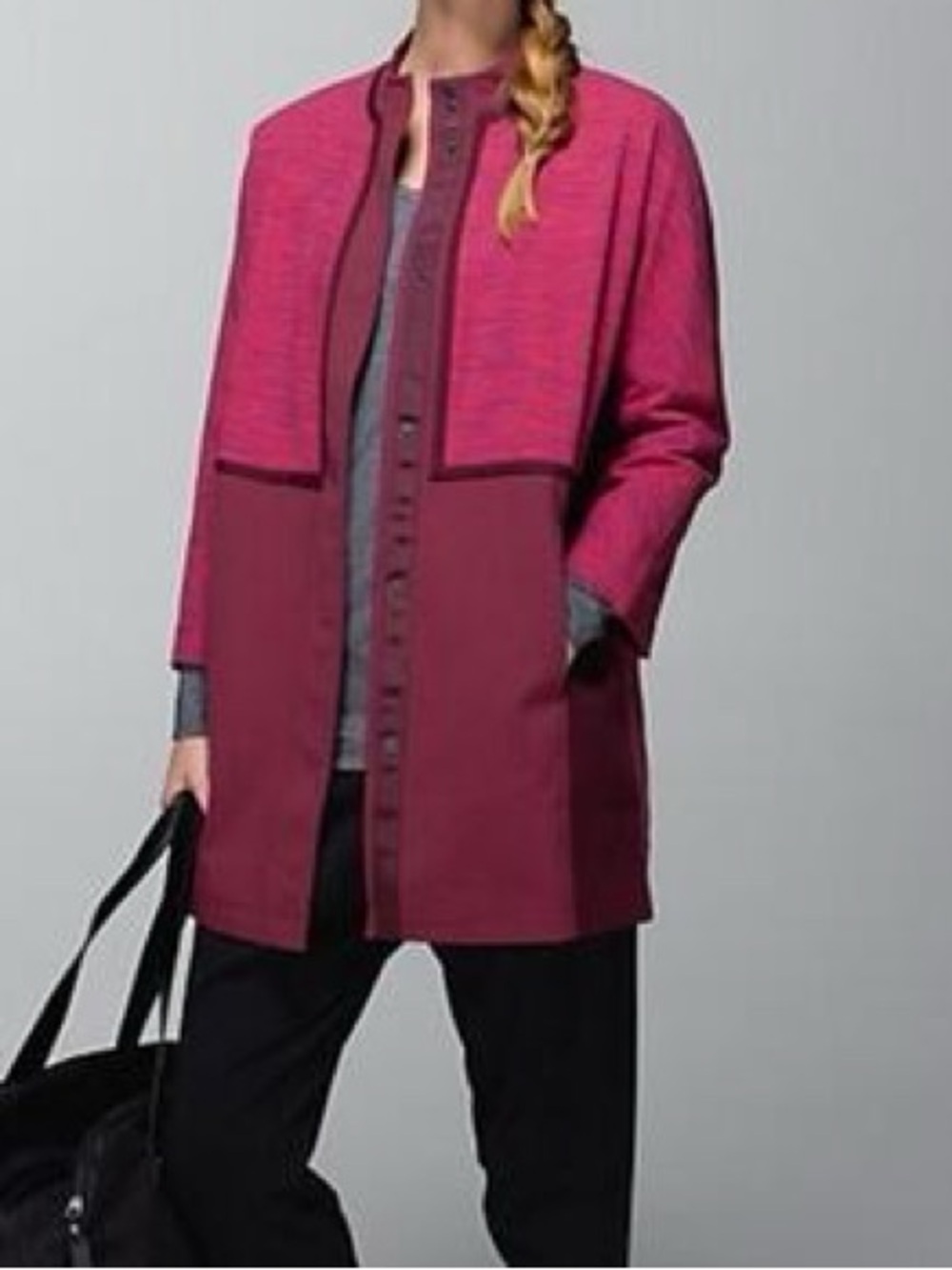 Lululemon Cocoon Car Coat Bumble Rust Berry Jacket Women’s Size XS